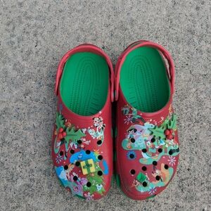 Disney holiday Christmas crocs size 10 men 12 women